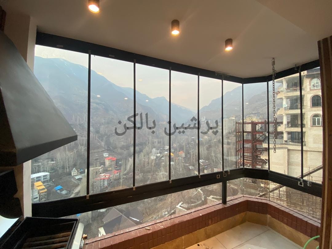 نمونه کار شیشه بالکن